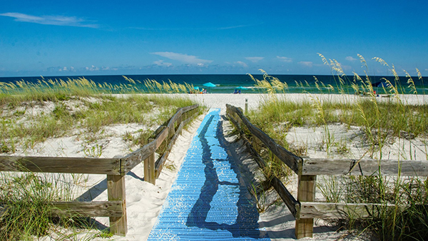 Beach access with AccessGuard